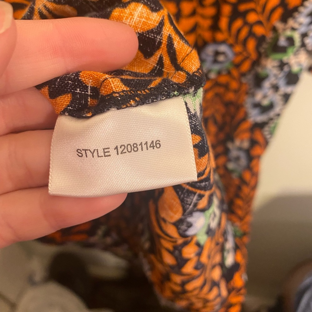 •Tory Burch• Patterned Linen Tunic - Picture 6 of 7